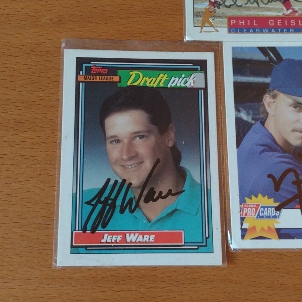 Autographed Rookie BB CARDS - Picture 2 of 5